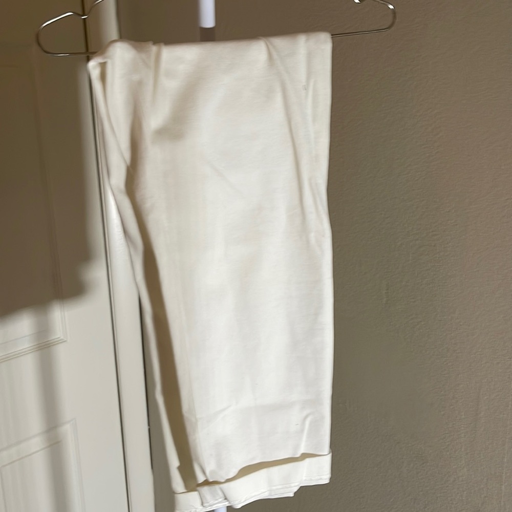 Ralph Lauren white ankle cropped pants